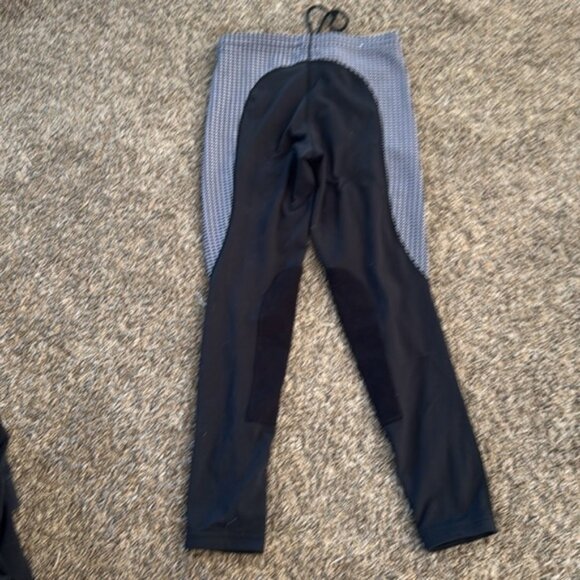 Kerrits Women's Riding Breeches Knee Patch Tights Pants Beige Equestrian Size 8 - Picture 6 of 6